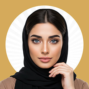 العدسات الملونة